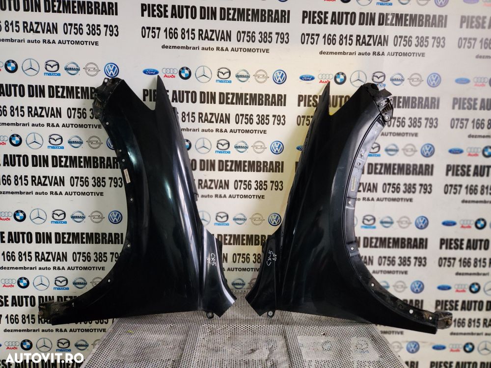 Aripi Aripa Stanga Dreapta Mazda CX5 An 2013-2014-2015-2016-2017 Originale Complete Cu Suporti Dezm - 3