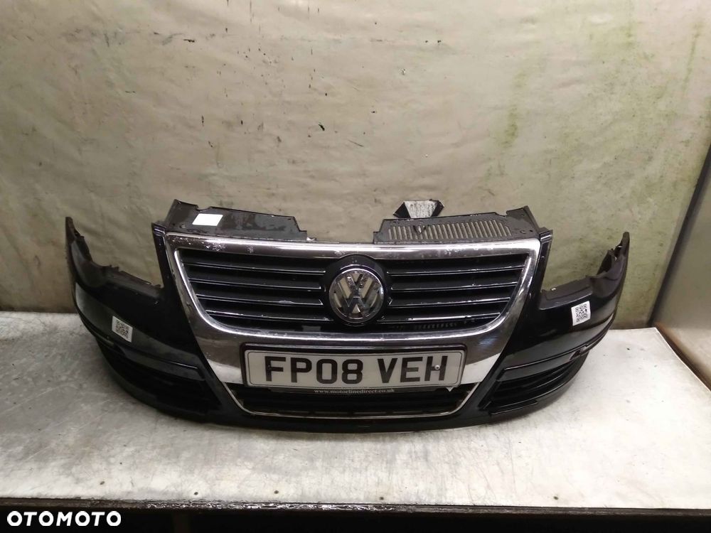 + ZDERZAK PRZÓD PRZEDNI VW VOLKSWAGEN PASSAT B6 LC9Z CZARNY - 1