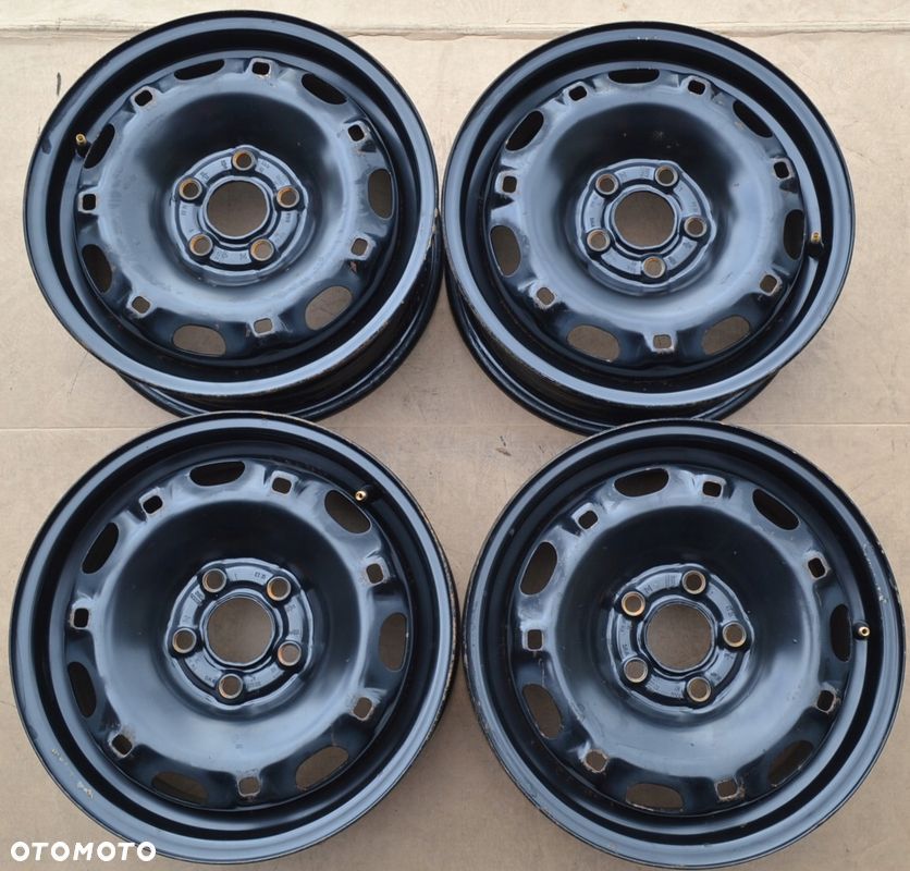 FELGI STALOWE OEM VW SKODA SEAT 5x100 5J14 ET 35 x4szt F-520 - 1