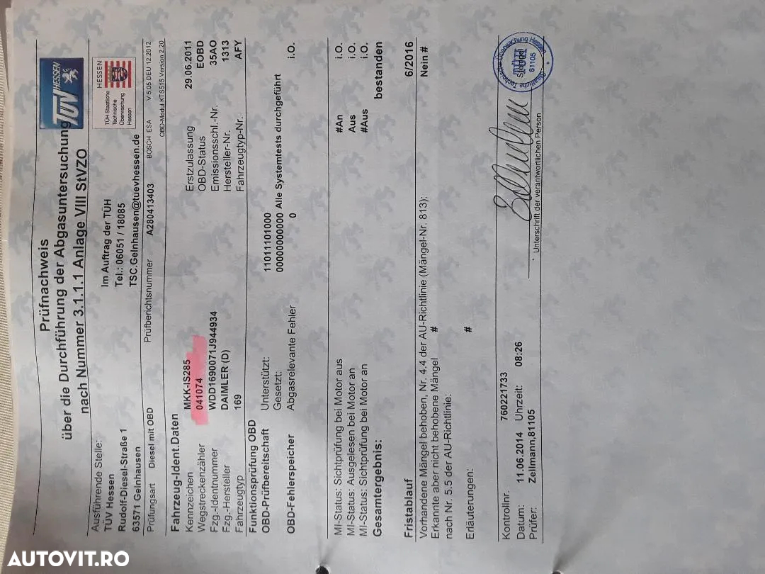 Mercedes-Benz A 180 CDI Autotronic Elegance DPF - 19