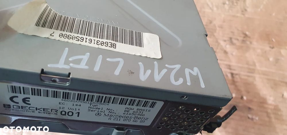 Moduł tuner wzmacniacz radia Mercedes E-Klasa W211 A2118706689 - 7