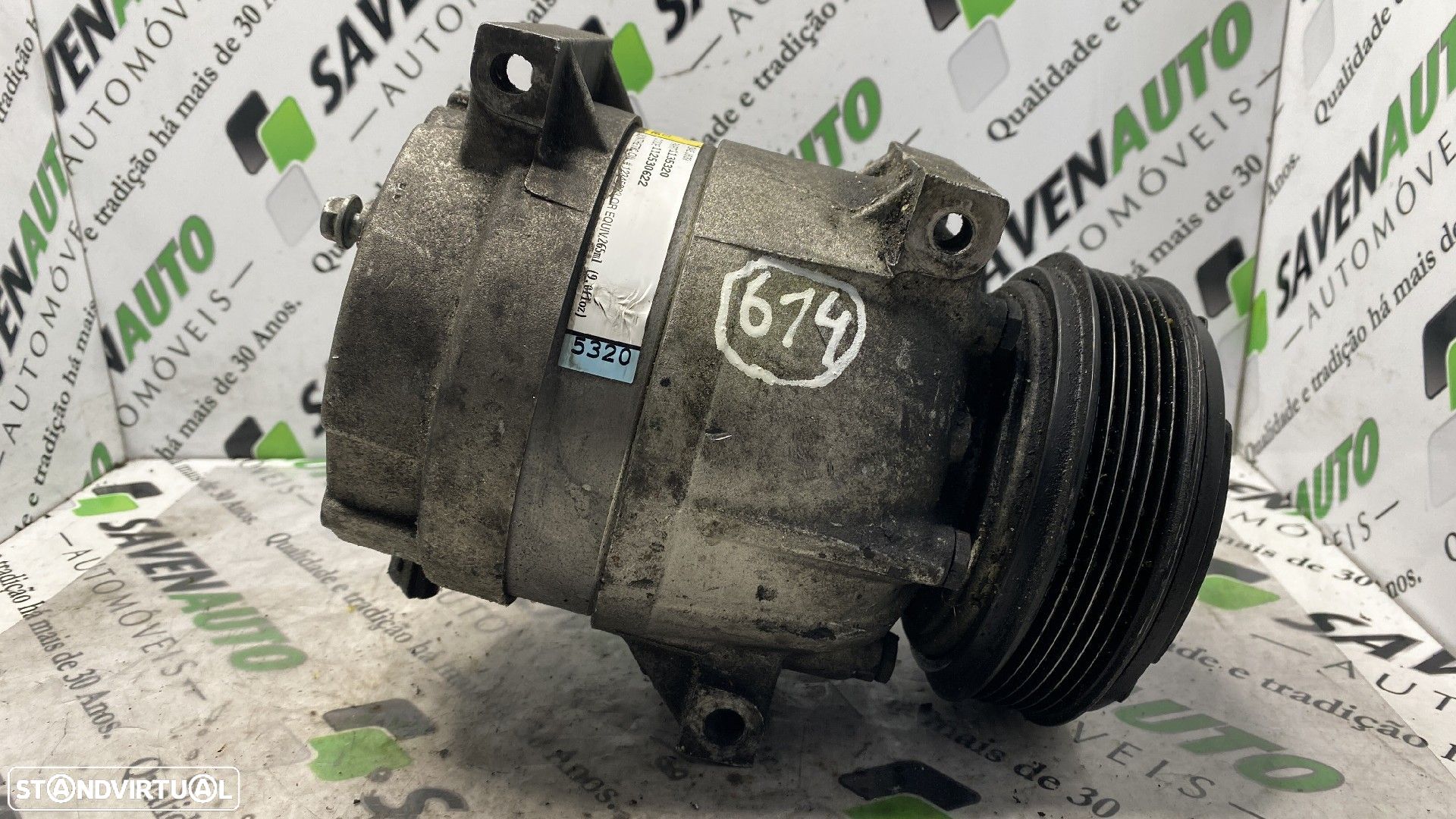 Compressor Ar Condicionado Renault Laguna Ii (Bg0/1_) - 1