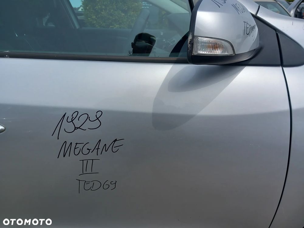 RENAULT MEGANE III DRZWI PRAWE PRZEDNIE PRAWY PRZÓD KOLOR: TED69 - 3