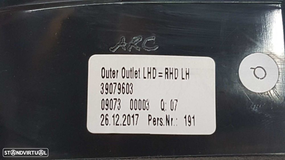 AERADOR FRENTE ESQUERDO OPEL ASTRA K LIM. 5TÜRIG DYNAMIC - 6