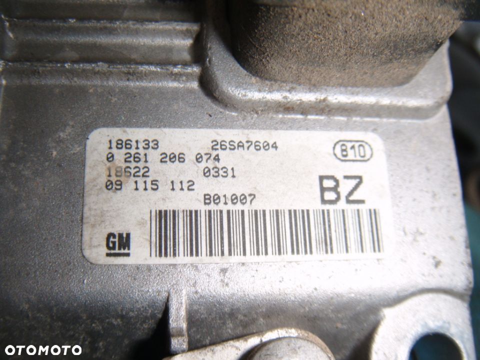opel corsa c 04r komputer silnika  nr 09115112 - 2