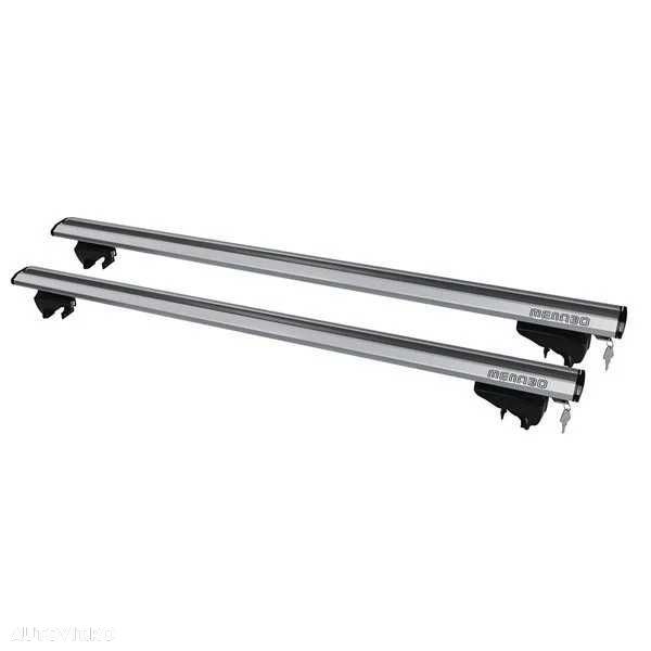 Bare transversale aero cu prindere pe sine Menabo Lince Silver - 1