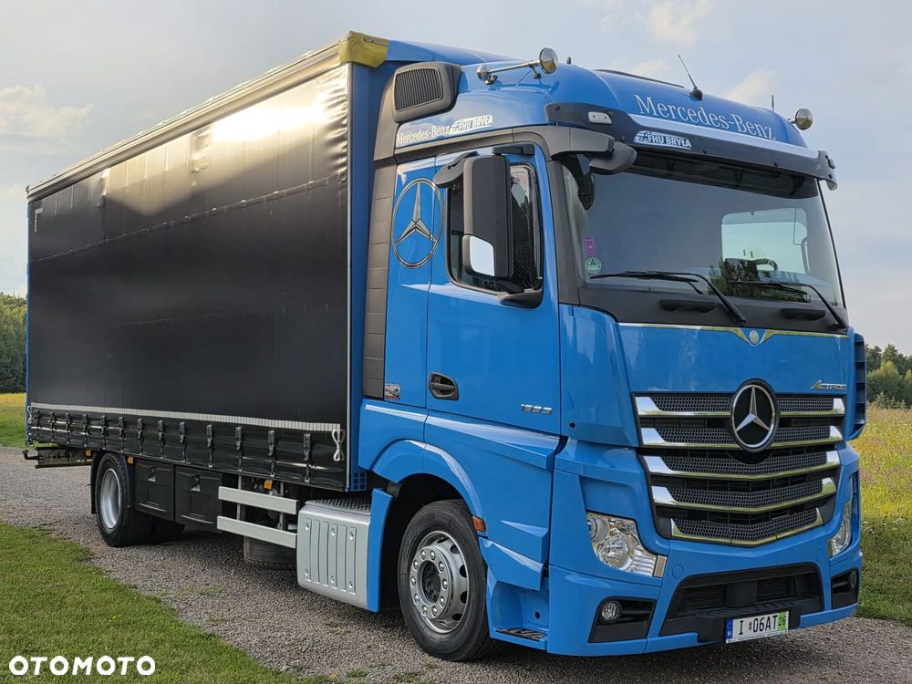 Mercedes-Benz ACTROS 1833 / FIRANKA/ WINDA / NOWY TACHOGRAF G2V2 / NOWE OPONY / 19PALET / 8TON ŁADOWNOŚCI / AUTOMAT / DUŻY SILNIK  / SYPIALKA / SERWISOWANY / 2018 / JAK NOWY  / - 2