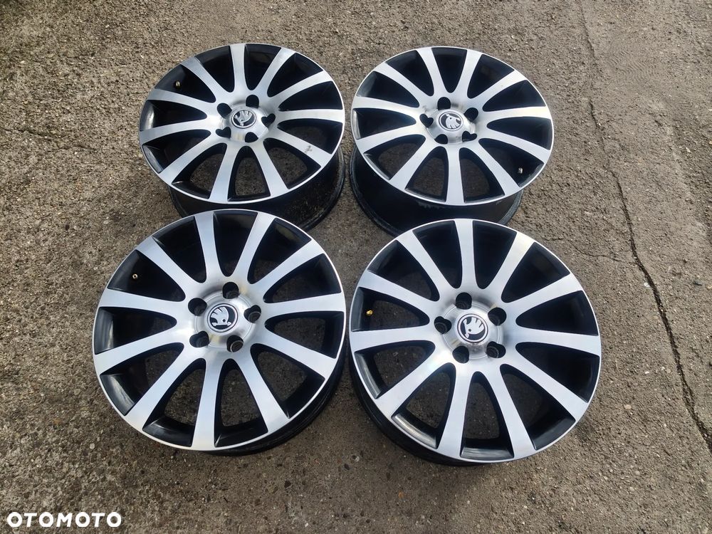 5x112 Felgi Aluminiowe Alufelgi Oryginalne 17 Koła 5L0 SKODA OCTAVIA II III IV 2 3 4 SUPERB YETI KODIAQ KAROQ Legnica ALU-RAD VW SEAT AUDI - 1
