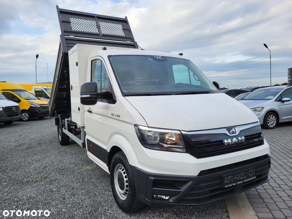 Volkswagen MAN TGE 180-2.0TDI- WYWROTKA - 60 tys km-180 KM-HAK 3000 kg