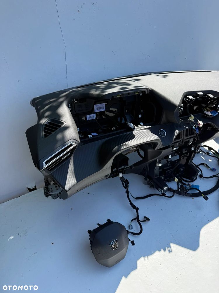 PEUGEOT 2008 II LIFT 208 II KONSOLA PODUSZKI POWIETRZNE EU DESKA PASY ORYGINAŁ - 2