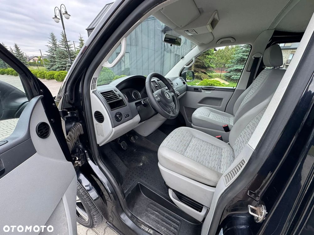 Volkswagen TRANSPORTER T5 LIFT L2H1 Long Klima Elektryka Navi Dubel Kabina Brygadówka - 9