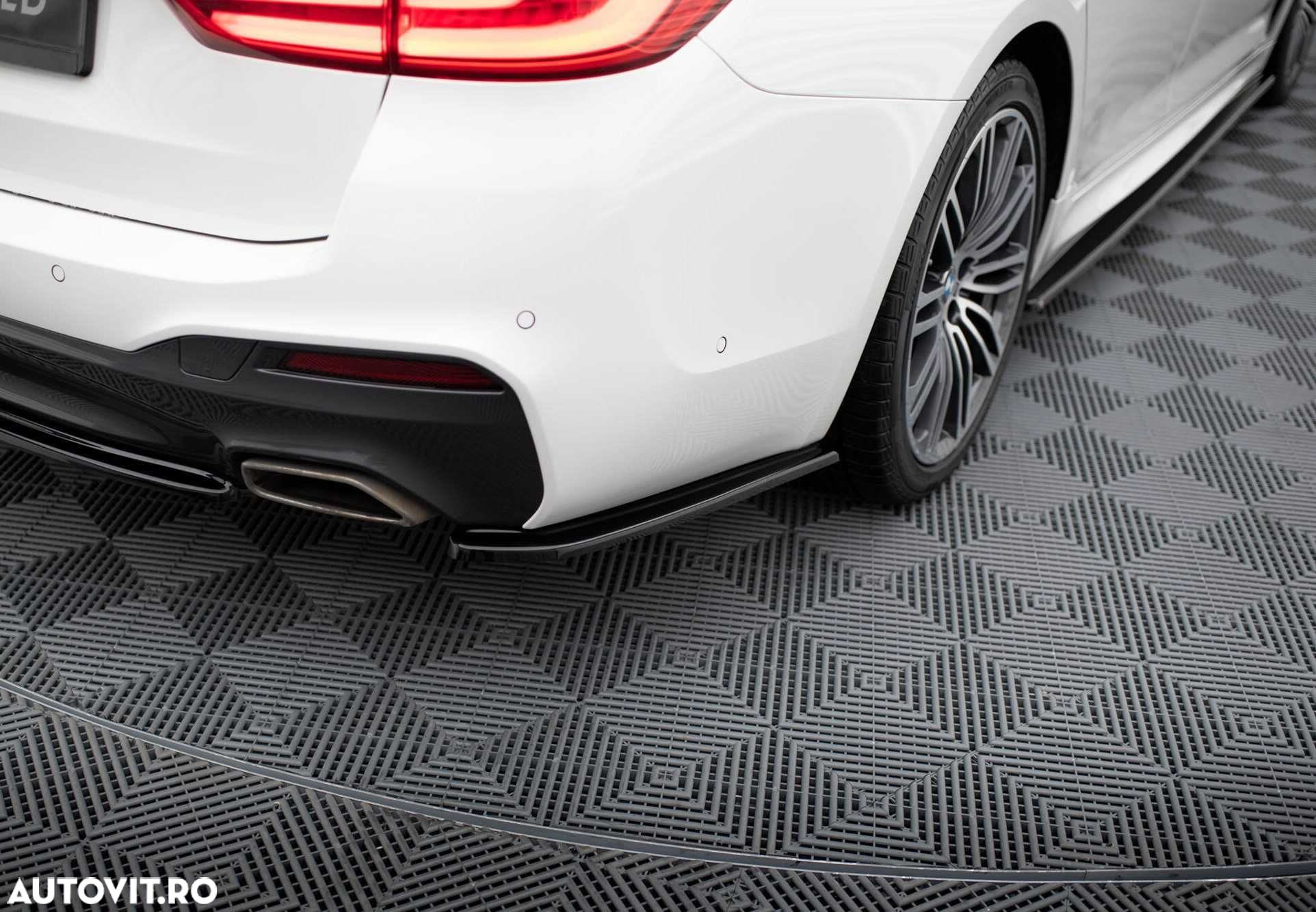 Extensii Splitere Prelungiri Bara Spate BMW G30 G31 M5 F90, Negru Luci - 2