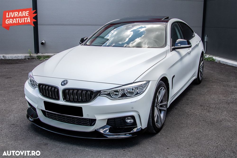 Grile Centrale BMW 4 Series F32 F33 F36 (2013-03.2019) Piano Black M Design- livrare gratuita - 8