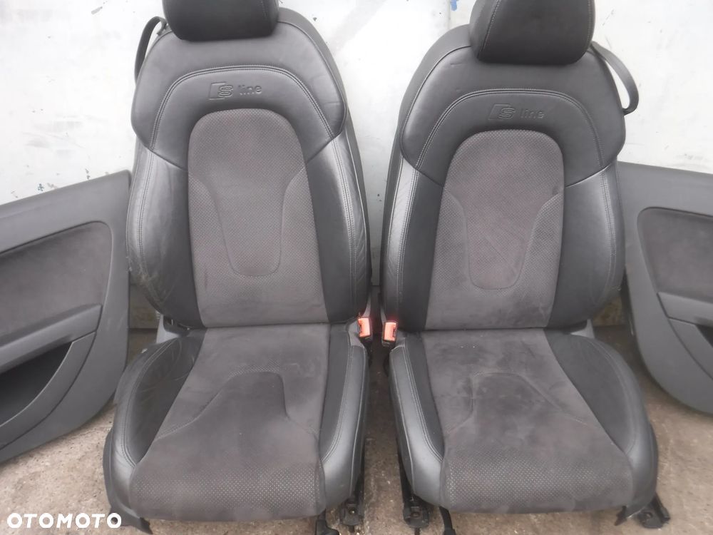 Audi TT 8J Cabrio fotele skory alcantara przod sline s line air bag - 2