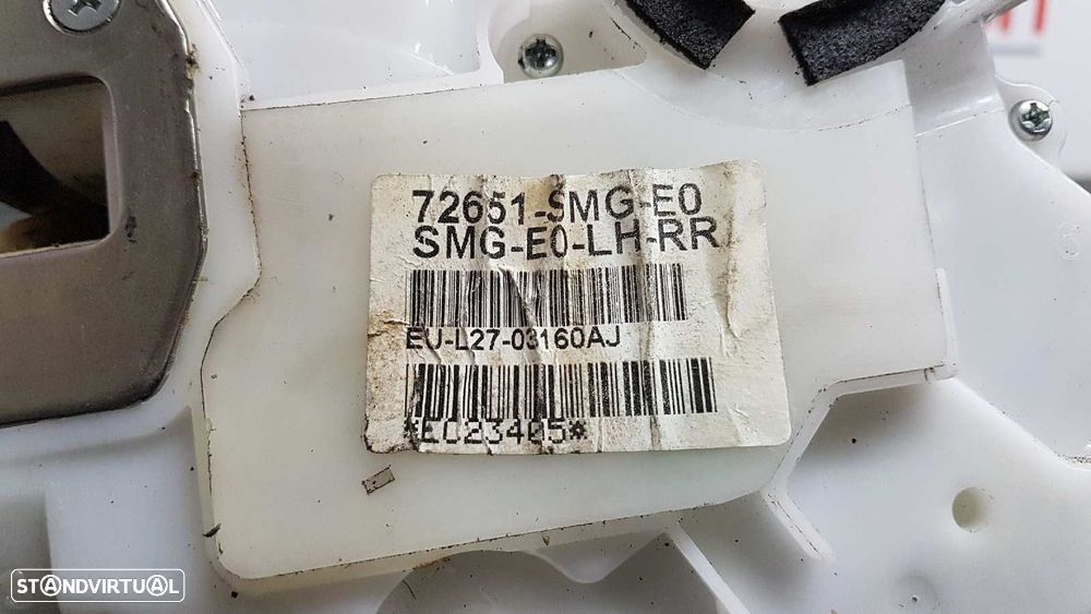 FECHADURA PORTA TRASEIRA ESQUERDA HONDA CIVIC BERLINA 5 (FK) 2.2 I-CTDI COMFORT - 5