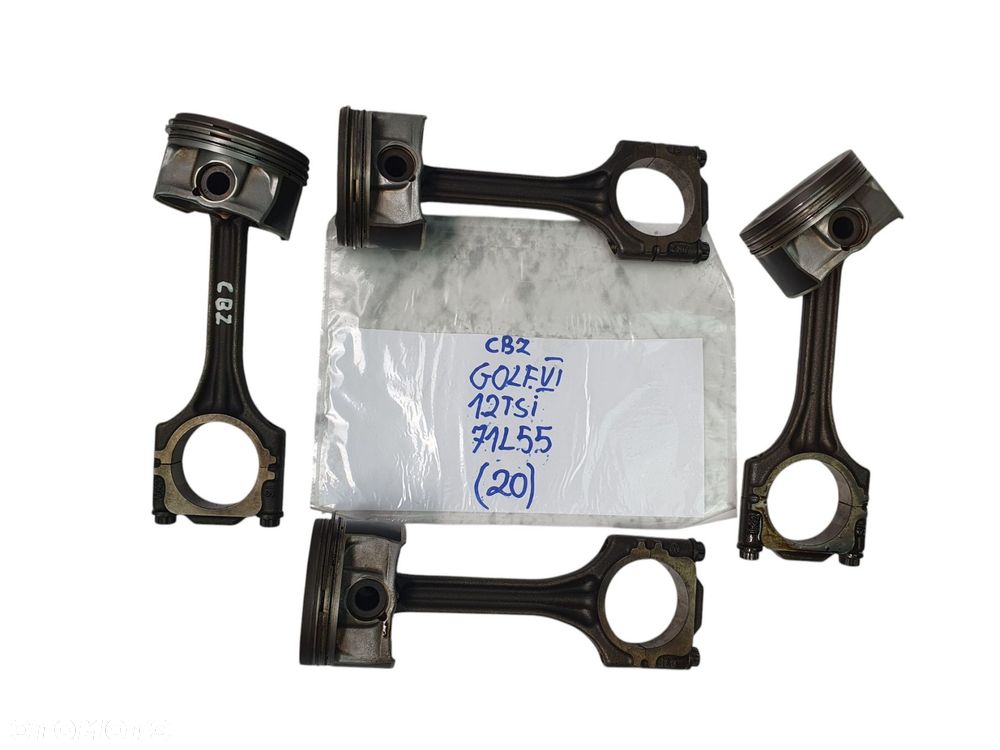 TŁOK SILNIKA VW Golf VI Audi A1 Skoda Roomster Seat Ibiza 1.2TSI CBZA 71L55 - 10