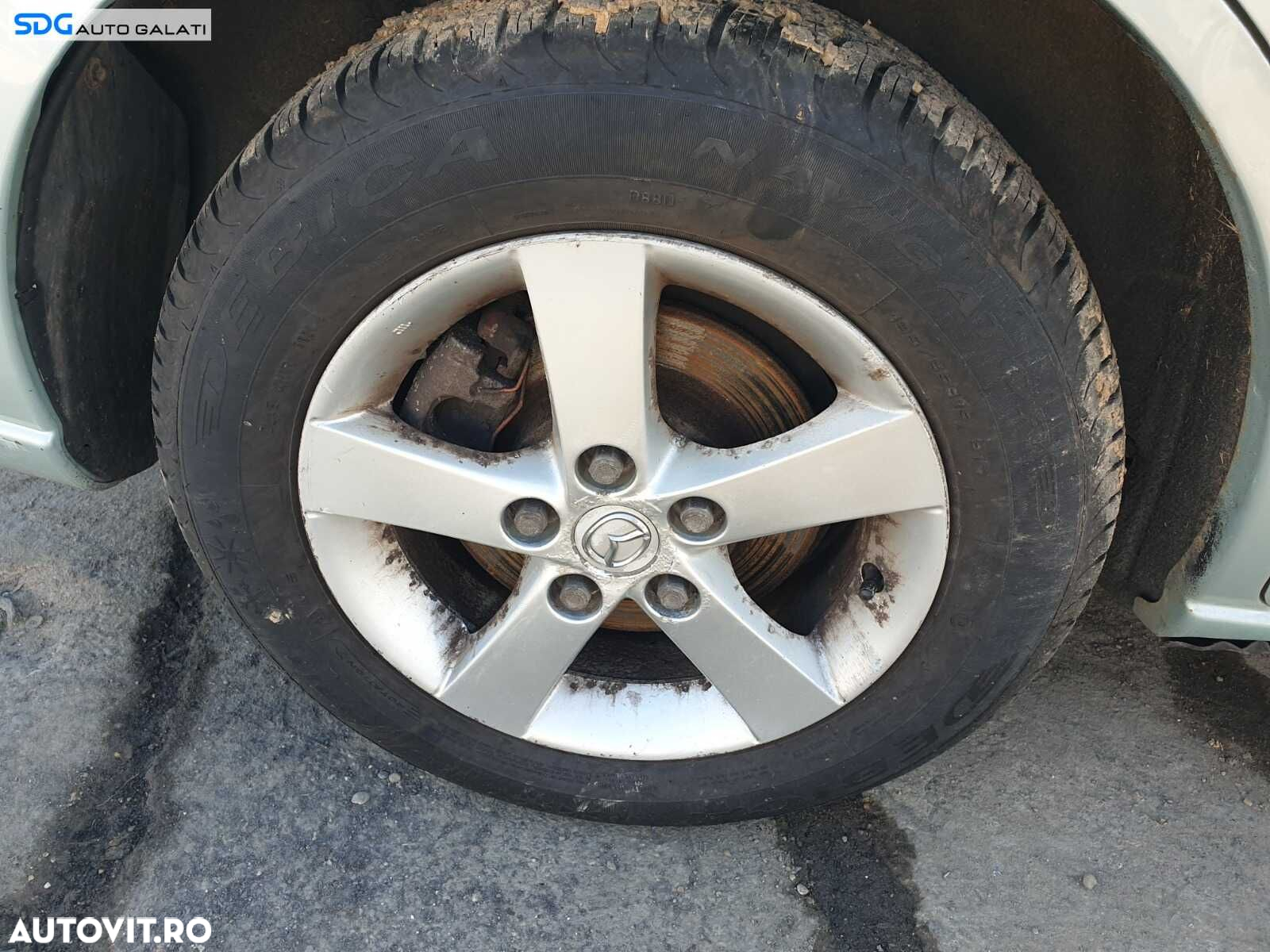 Set 4 Jante Roti Aliaj cu Anvelope Cauciucuri Iarna DOT 2021 195 65 15 R16 Mazda MPV 1999 - 2006 [C3458] - 5