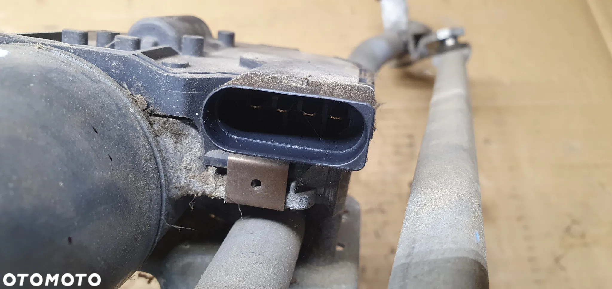 Mechanizm wycieraczek przód przedni Audi A6 C6 4F1955023B 4F1955119 - 7