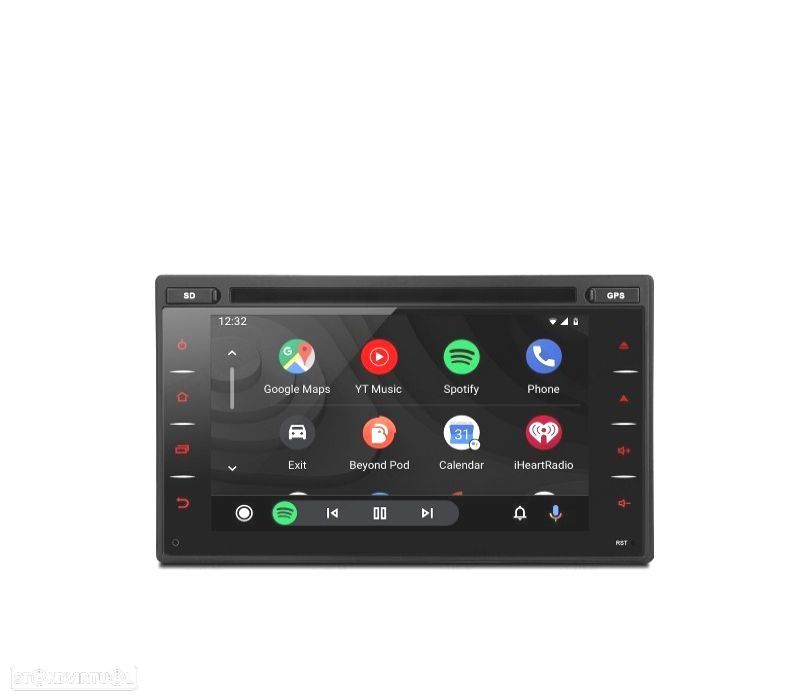 AUTO RADIO UNIVERSAL GPS ANDROID 10.0 DVD SD USB ECRA TACTIL HD - 8