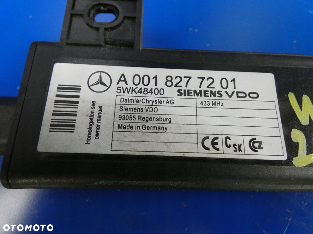 MERCEDES S W221 W219 W211 CZUJNIK CIŚNIENIA OPON - 2