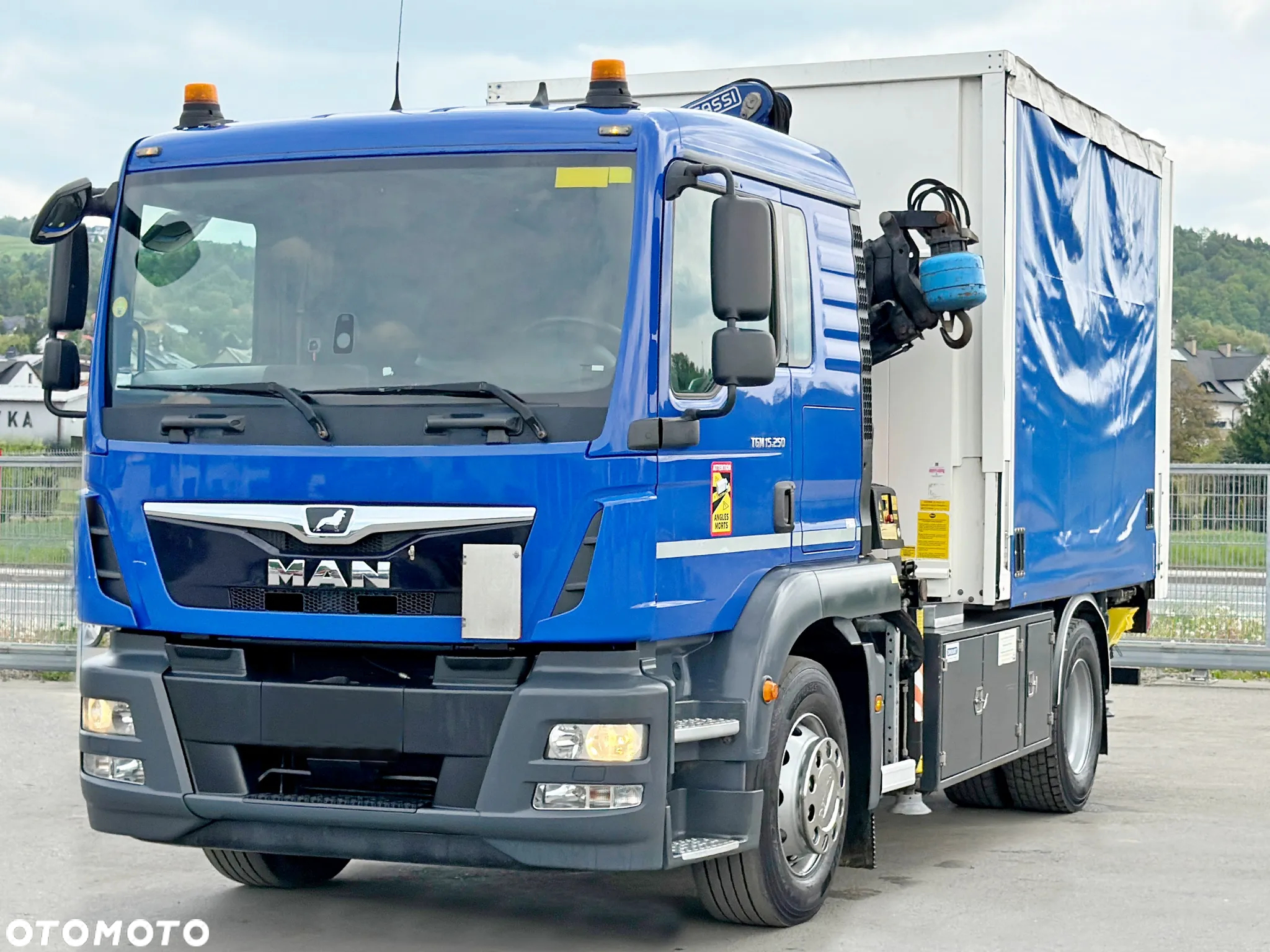 MAN TGM 15.250 PLANDEKA 3,50 m * FASSI F110AC.0.23 * STAN BDB - 4