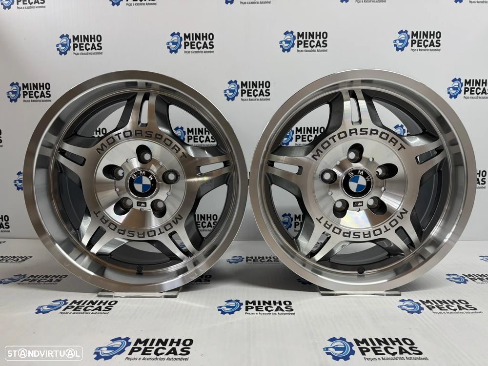 Jantes Look BMW Motorsport em 17 (5x120) gunmetal machined face - 1