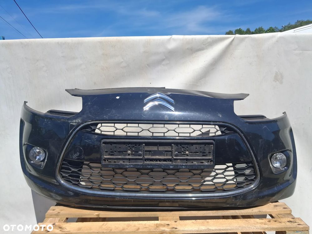 CITROEN C3 10-13 ZDERZAK PRZOD PRZEDNI CZARNY - 1