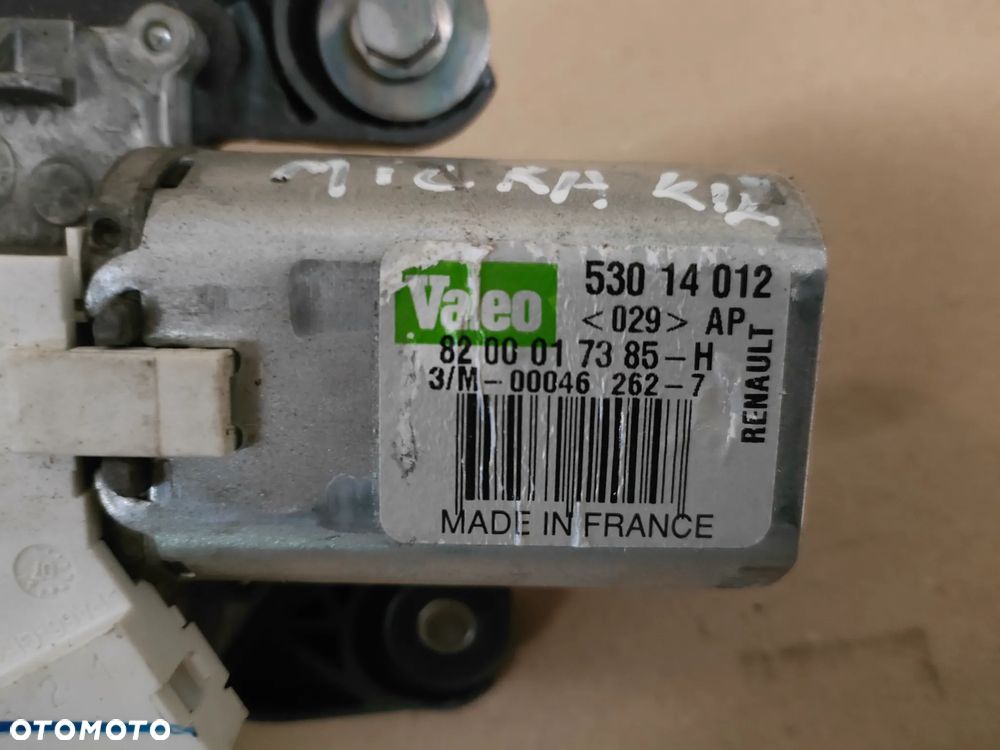 Nissan Micra k12 lift SILNICZEK WYCIERACZKI TYŁ 53014012 - 4