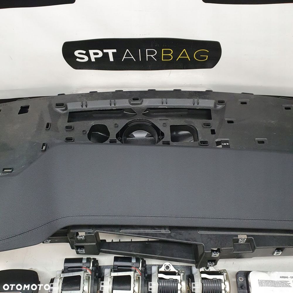 AUDI A6 C8 4K1 DESKA ROZDZIELCZA KONSOLA KOKPIT PULPIT PODUSZKI AIRBAG AIR BAG PASY KIT SET - 3
