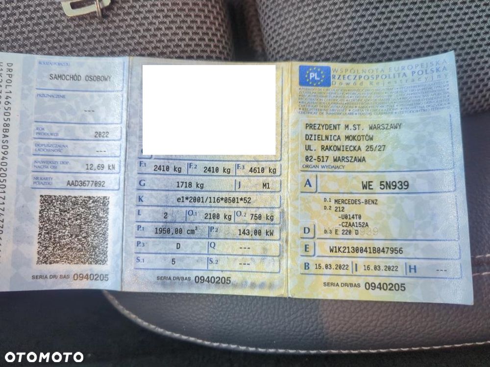 Mercedes-Benz Klasa E 220 d 9G-TRONIC Edition 1 - 18