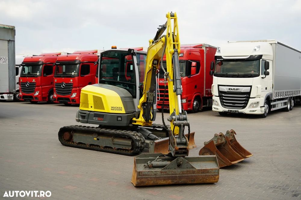 Wacker NEUSEON EZ50 / MINI EXCAVATOR / 2022 / 3.200 ORE / SET CUPĂ - 6