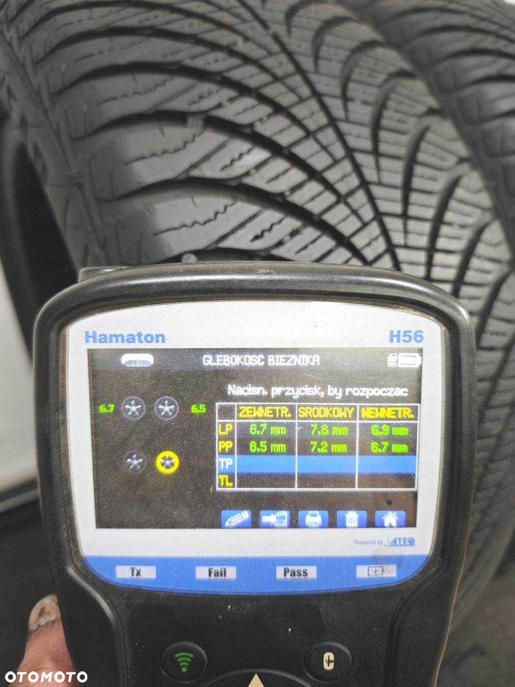 215/55r17 goodyear 2023 opony całoroczne 6,5mm 51428 - 8