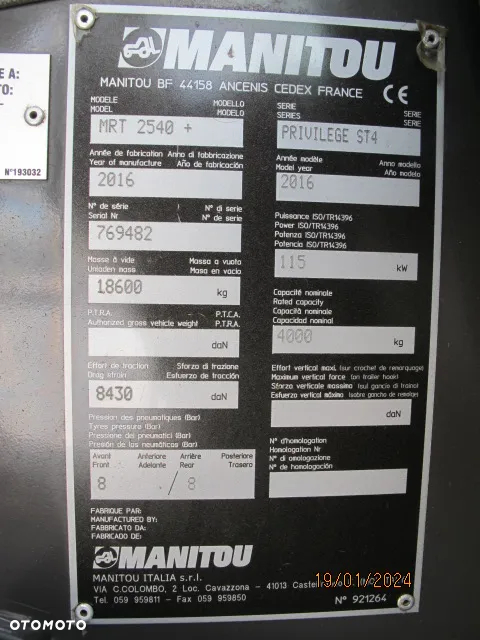 Manitou MRT 2540+ Privilege - 11