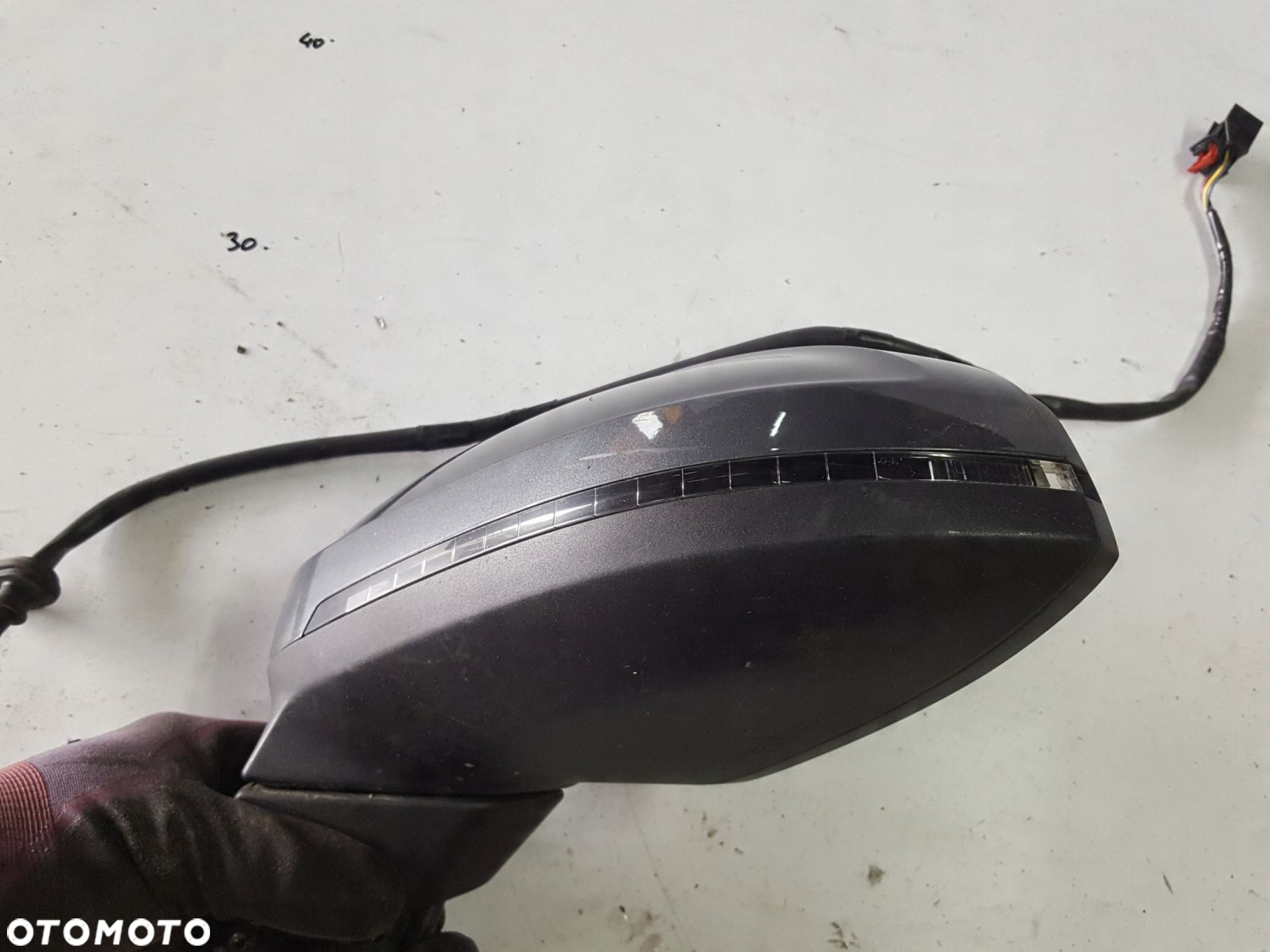 AUDI A4 B9 8W 15-18r LUSTERKO LEWE 8 KABLI LX7R - 5