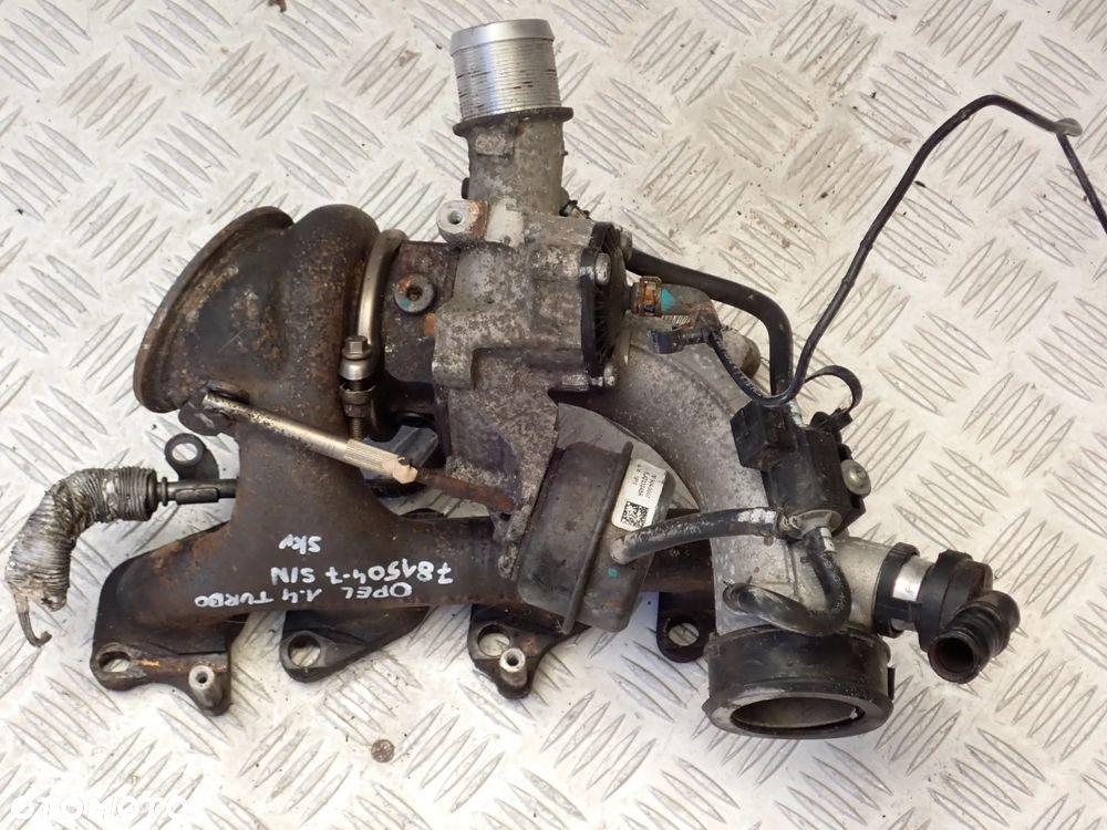 TURBOSPRĘŻARKA OPEL INSIGNIA 2.0 CDTI GM 55570748, OPEL 1.4 TURBO 781504-7 S/N - 4
