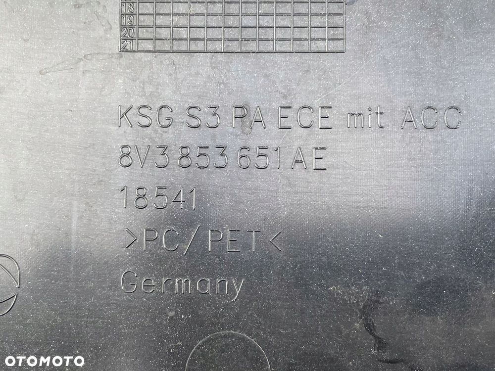 AUDI A3 S3 8V ATRAPA CHŁODNICY GRILL - 8