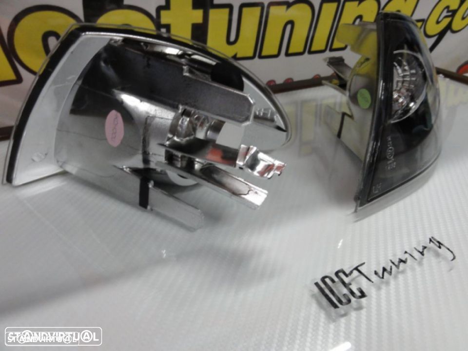 Pisca frontal BMW E46 limo / touring 4p 98-01 Fundo Preto c/2 anos de garantia - 8