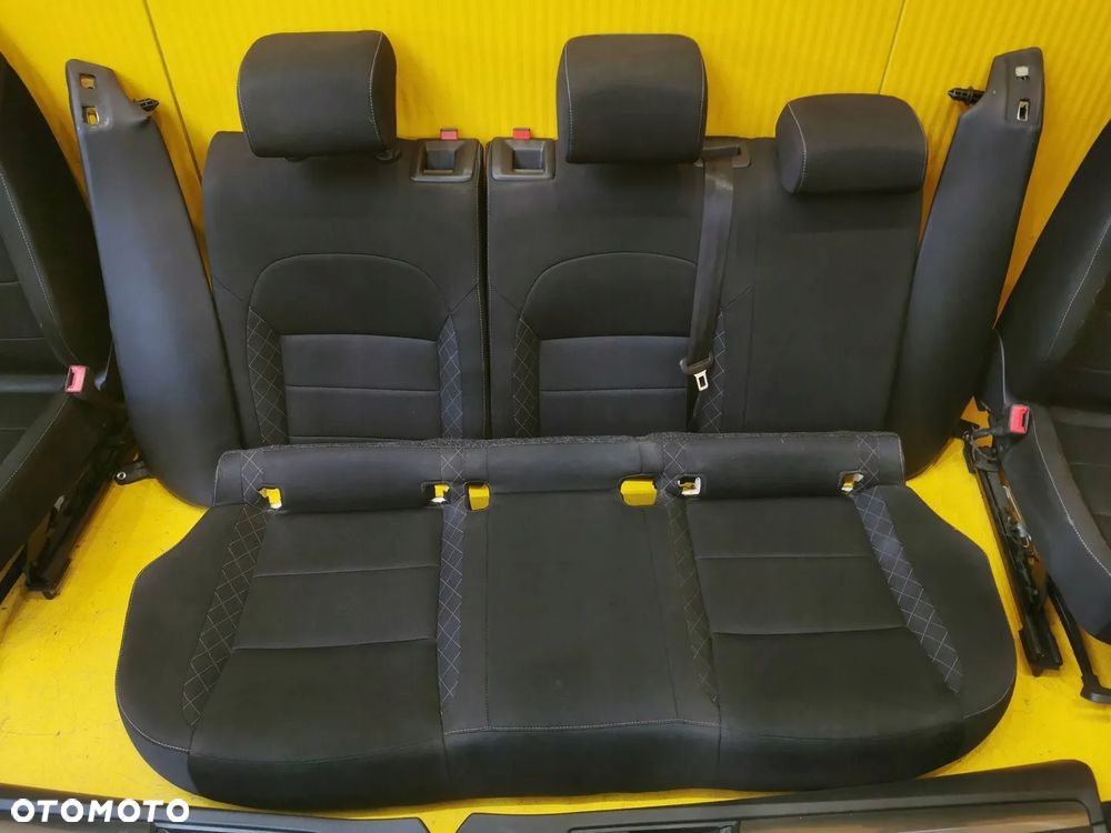 Skoda Superb III SEDAN FOTEL FOTELE KANAPA BOCZKI TUNEL CZARNY KOMPLET 17r. - 8