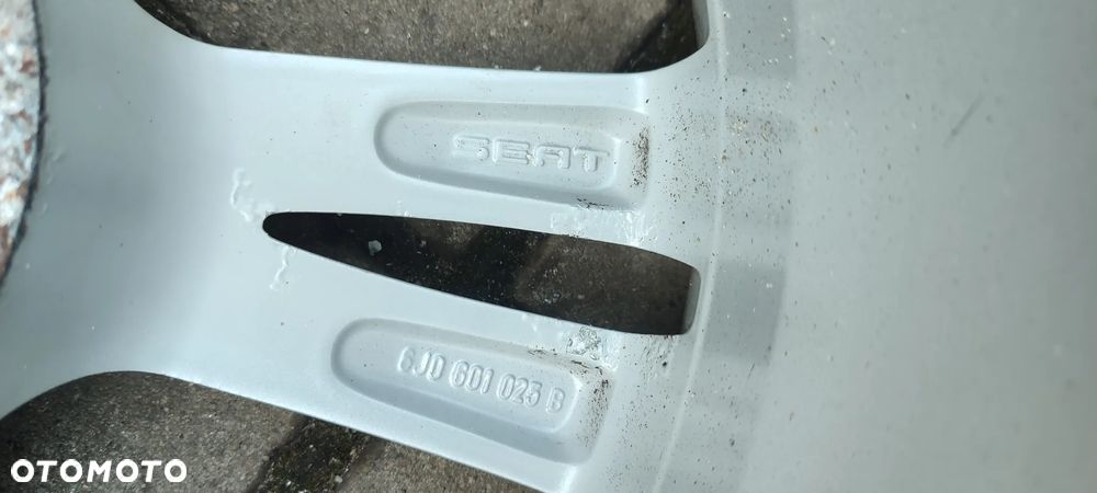 6J0601025B FELGI 5x100 7Jx16 CALI ET43 SEAT IBIZA 6J VW POLO 9N6R SKODA RAPID FABIA 4 SZTUKI KOMPLET - 8
