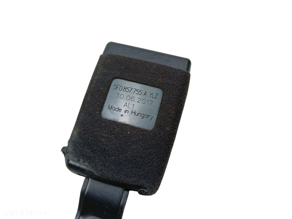 ZAPINKA PASA LEWY PRZÓD SEAT LEON III LIFT (2016-2020) 1.4 TSI 125KM 5F0857755A - 4