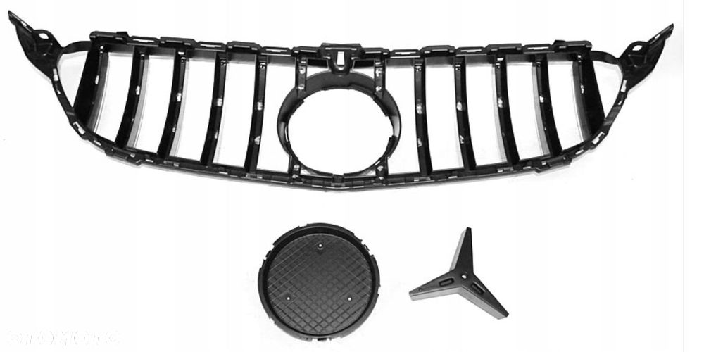 Atrapa Grill Kratka Avantgarde Amg GT-R Tuning Black Mercedes C klasa w 205 - 5