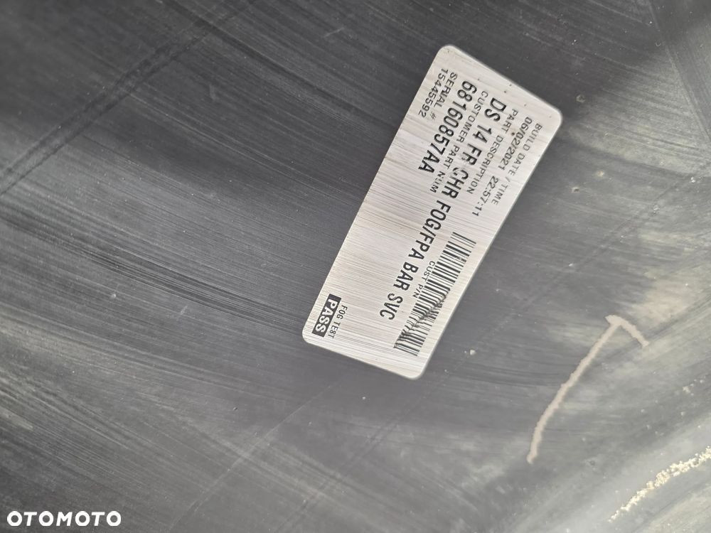 DODGE RAM IV LIFT ZDERZAK PRZEDNI PRZÓD NA 6xPDC , EUROPA NR 68160857AA , NR AUKCJI NZ1570 - 27