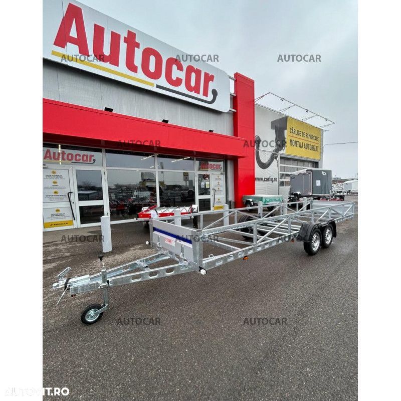 Wiola Remorca auto Wiola transport fier  DR610N 6x1.2 m 750 kg - 1