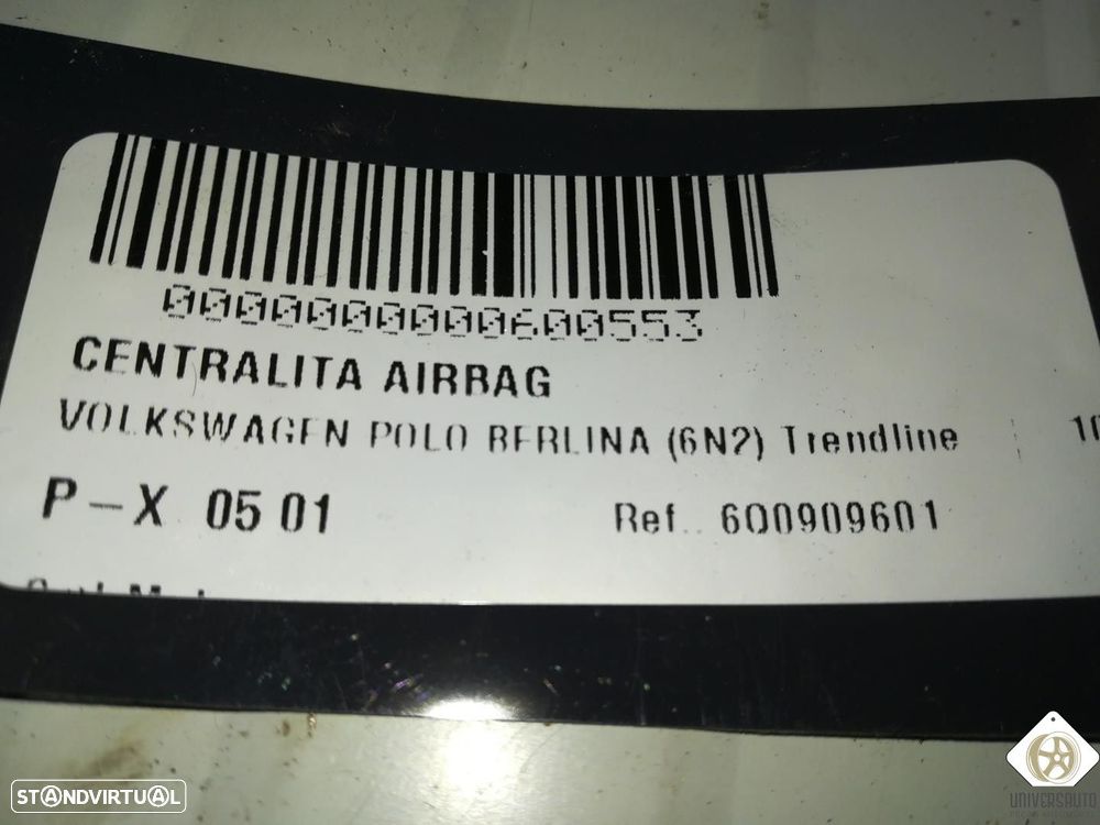 CENTRALINA AIRBAG VOLKSWAGEN POLO 2000 - 3