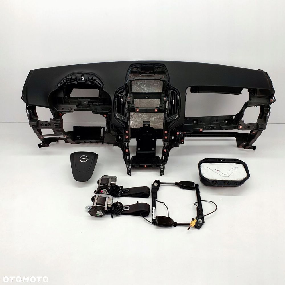 OPEL ZAFIRA C DESKA ROZDZIELCZA KONSOLA KOKPIT PULPIT PODUSZKI AIRBAG AIR BAG PASY KIT SET - 1