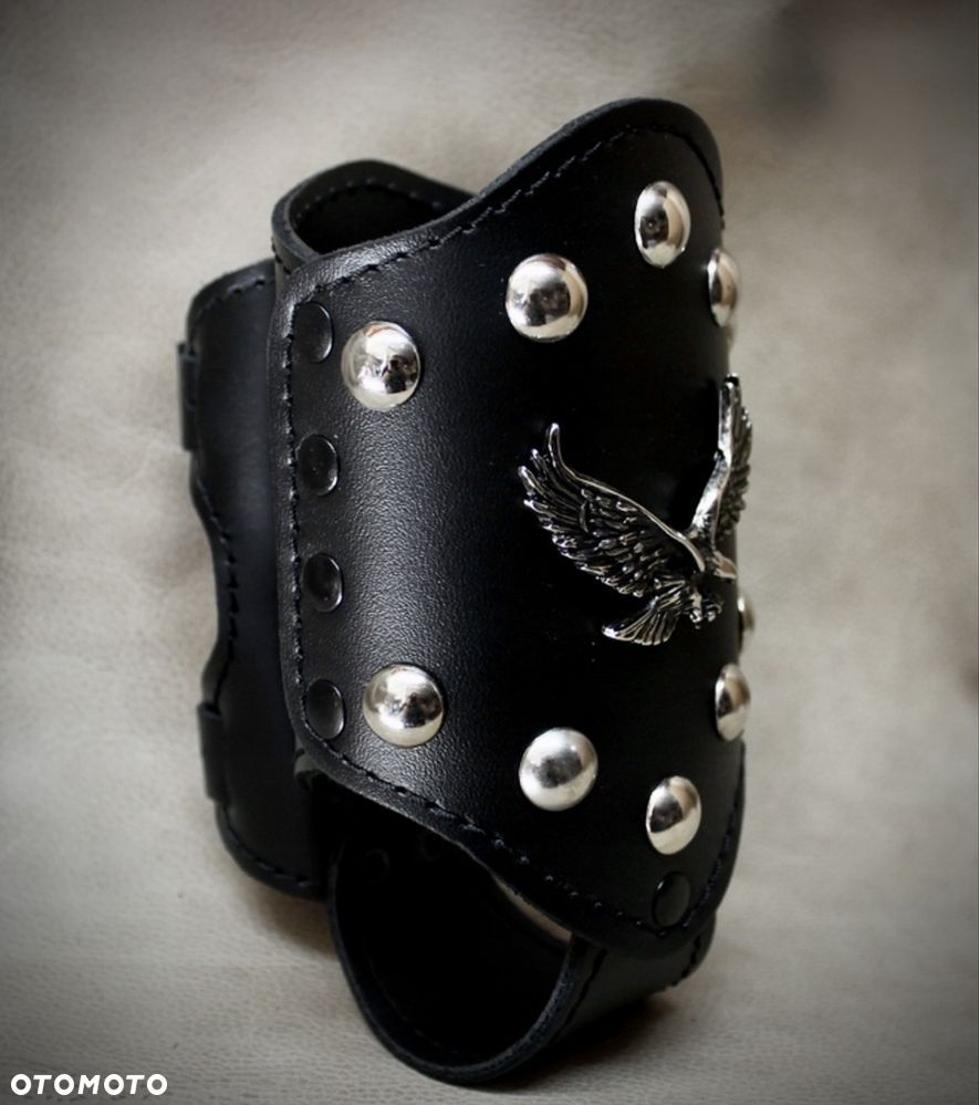 Motocyklowy skórzany uchwyt na napój kubek - 5