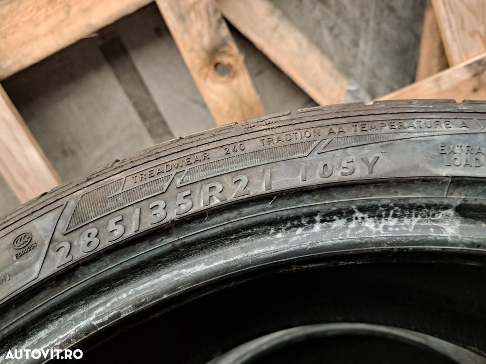 2 anvelope 285/35 R21 Dunlop runflat - 7