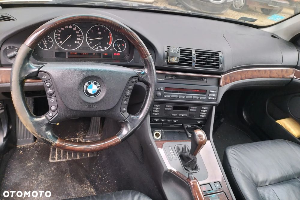 BMW 5 E39 LIFT 525 M57  KOMPLETNY DRZWI PRZÓD TYŁ MASKA BŁOTNIK LAMPA PAS PRZEDNI KLAPA SZYBA LUSTERKO SILNIK SKRZYNIA CAŁY NA CZĘŚCI - 5