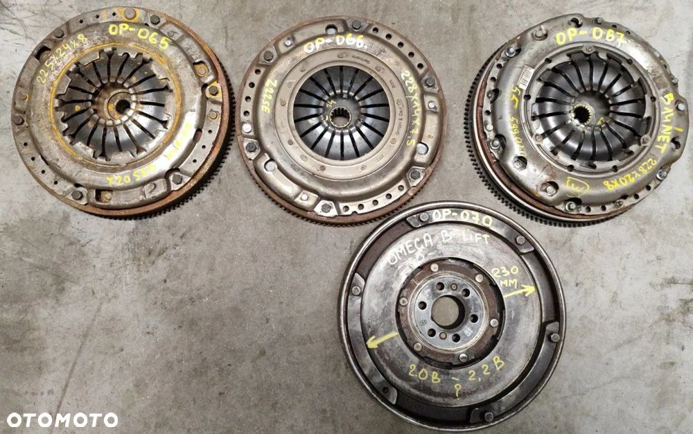 OPEL CHEVROLET DAEWOO SAAB SPRZĘGŁO KOŁO ZAMACHOWE TARCZA DOCISK DWUMAS - 10