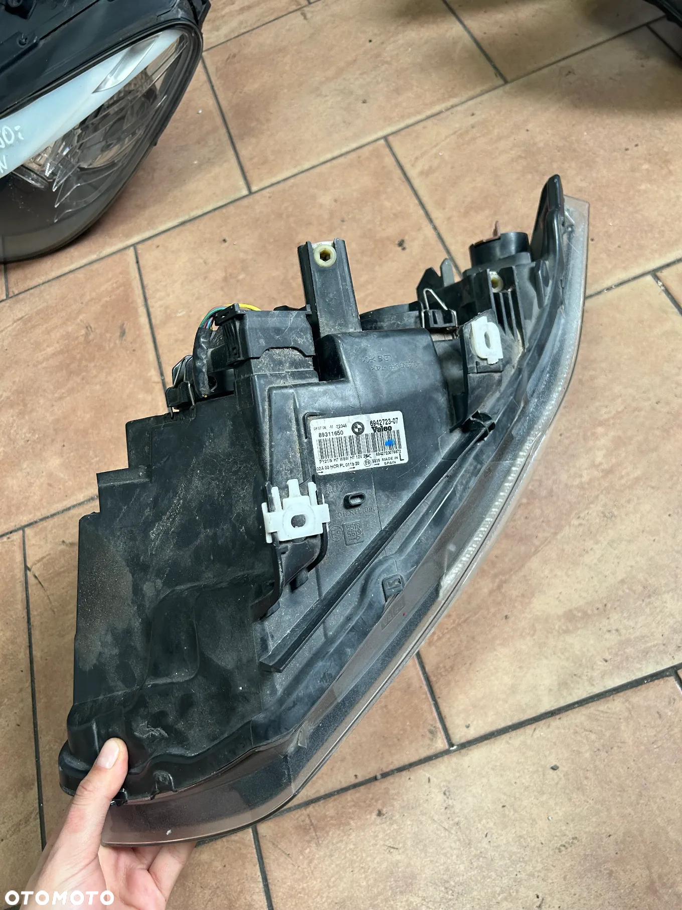 LAMPA BMW E90 LEWY PRZÓD KOMPLETNA ANGLIK H7 6942723 - 2